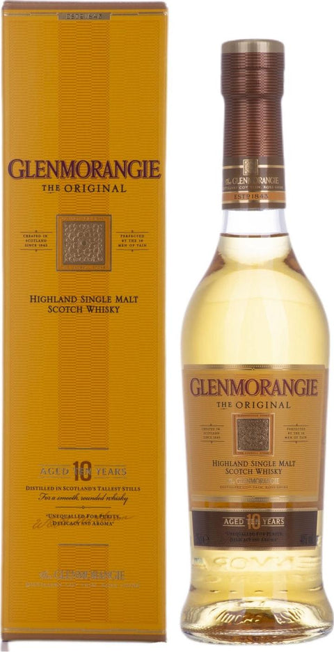 Glenmorangie THE ORIGINAL 10 Years Old Highland Single Malt 40% Vol. 0,35l in Giftbox