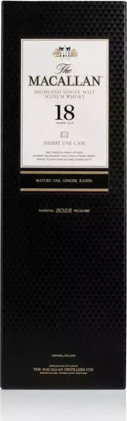 The Macallan Sherry Oak 18 Years Old, 2022 Release 43% Vol. 0,7l